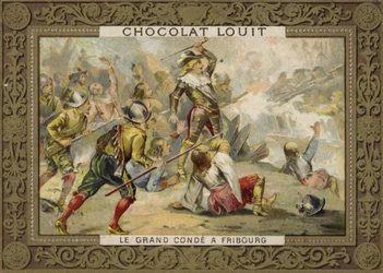 El Gran Condé en la Batalla de Friburgo, 1644