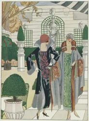 El jardín de invierno del Ritz, de Art-Gout-Beaute, pub.1920 (litografía en color)