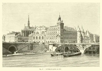 El Palacio de justicia en 1859
