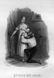 Le elle est Jolie Chanson de Beranger en “Oeuvres completes” (1834) por Pierre Jean de Beranger (1780-1857), poeta y compositor francés.