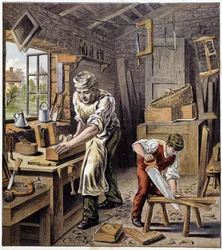 Le joinisier - en "Magazine des petits enfants", ed. Hachette, sd. hacia 1900