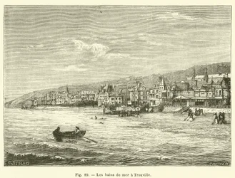 Los baños de mar en Trouville