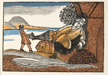 Pulgarcito de Historias o Cuentos del Pasado contados por Mamá Ganso, Con Moralejas, por M Perrault, pub. 1925