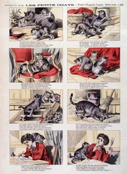 Gatitos - Imagen de Épinal