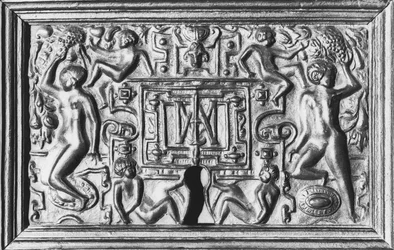 Cerradura con el monograma de Anne de Montmorency (1493-1567)