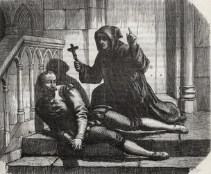 Encerrado en la Torre de Londres, solo salió para subir al cadalso: el Canciller Thomas More (1478-1535) en prisión porque se negó a otorgar el sello real al matrimonio del Rey Enrique VIII (1491-1547) con Ana Bolena