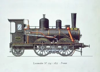 Locomotora no.154, 1855