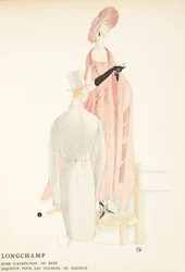 Longchamp, de una colección de láminas de moda