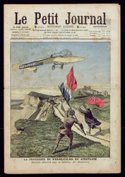 Louis Bleriot aterrizando en Dover, de 