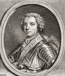 Luis, Delfín de Francia, 1729-1765. Único hijo sobreviviente del rey Luis XV. De Les Heures Libres publicado en 1908.