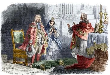 Luis XIV se casa con Françoise d