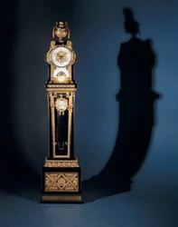 Calendario perpetuo astronómico Louis XVI grande sonnerie Regulateur de Parquet