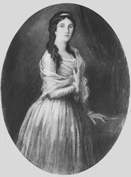 Lucile de Chateaubriand a los 25 años (litografía)