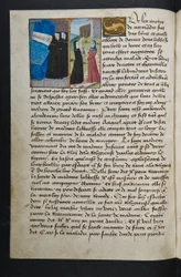 MS Hunter 252 045v Página de Cent Nouvelles Nouvelles, c.1461-62