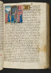 MS Hunter 252 080r Página de Cent Nouvelles Nouvelles, c.1461-62