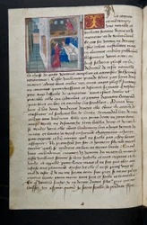 MS Hunter 252 085v Página de Cent Nouvelles Nouvelles, c.1461-62