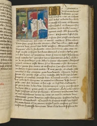 MS Hunter 252 093r Página de Cent Nouvelles Nouvelles, c.1461-62