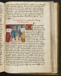 Página de Cent Nouvelles Nouvelles, c.1461-62
