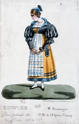 Madame Boulanger en el papel de Edwige en la ópera Guillaume Tell de Rossini
