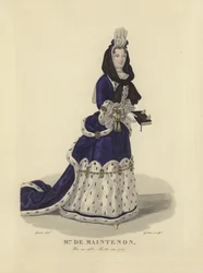 Madame de Maintenon, amante del rey Luis XIV de Francia
