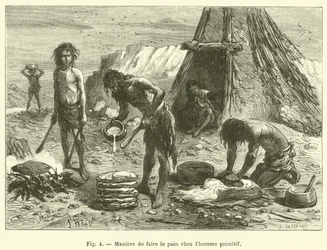 Manera de hacer el pan en el hombre primitivo