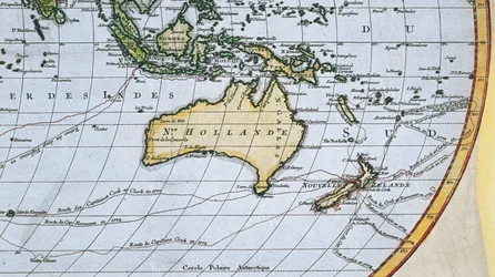 Mapa de Nueva Holanda, c.1650-1780