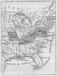 Mapa de la esclavitud en los Estados Unidos