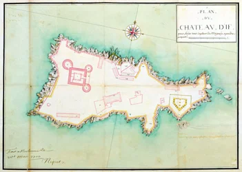 Mapa del Castillo de If