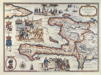 Mapa de la Isla de Haití, 1789