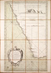 Mapa del suroeste de África