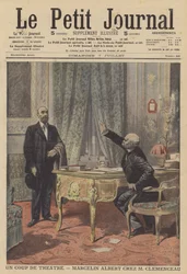 Marcelin Albert reuniéndose con el Primer Ministro francés Georges Clemenceau