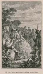 La caridad de María Antonieta, después de Moreau