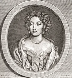 Marie Angélique de Scorailles, noble francesa y una de las muchas amantes de Luis XIV