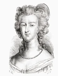 María Antonieta, de Histoire de France, publicado c.1880
