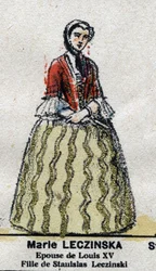 Marie Leszczynska (1703-1768), Reina de Francia, esposa de Luis XV. En 