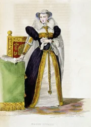María Estuardo - en "Le Plutarque Français" de Mennechet