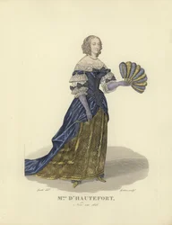 Marie de Hautefort, favorita del rey Luis XIII de Francia