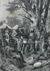 Masacre en el Congo: europeos supliciados por caníbales. En 