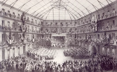 Día de Mayo en el Familisterio de Guisa, de Solutions Sociales por Jean-Baptiste Andre Godin (1817-88), París, 1871
