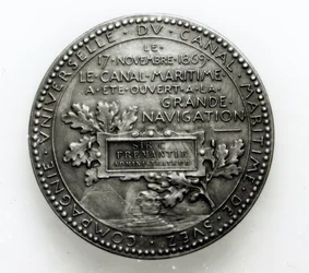 Medalla conmemorativa de la apertura del Canal de Suez el 17 de noviembre de 1869