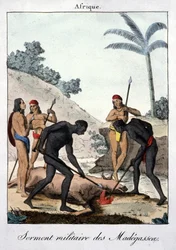 Juramento militar de los soldados malgaches