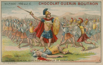 Milcíades, general ateniense y vencedor de la Batalla de Maratón, 490 a.C.