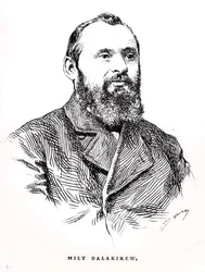 Mily Alekseyevich Balakirev (1837-1910), ilustración de 
