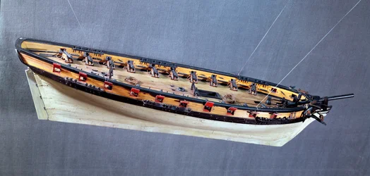 Modelo de un barco pirata, c.1810