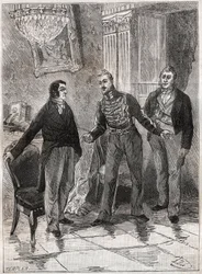 Monarquía de Julio - noviembre de 1834 - Adolphe Thiers (1797-1897) en el Duque de Orleans Luis Felipe I (1773-1850)