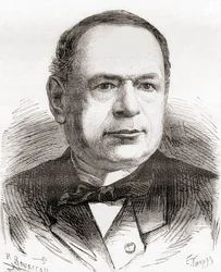 Moritz Hermann von Jacobi, de Les Merveilles de la Science, publicado c.1870 (grabado)