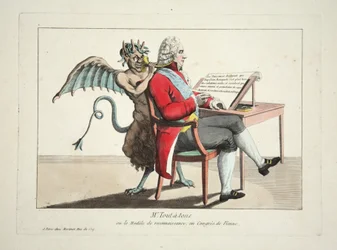 Mr. Tout-a-tous ou le Modele de Reconnaissance, au Congres de Vienne, pub. 1815