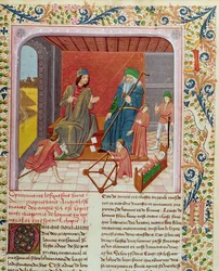 Ms.Fr.218 Las Seis Edades del Hombre de Des Proprietez des Choses por Bartholomeus Anglicus