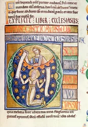 Ms 1 fol.235 El libro de Eclesiastés, de la Biblia de Souvigny