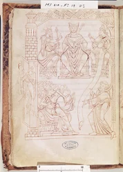 Cartulario de Mont Saint-Michel: Duque Ricardo II de Normandía haciendo una donación de tierras y privilegios al monasterio de Mont St. Michel, 1150s
